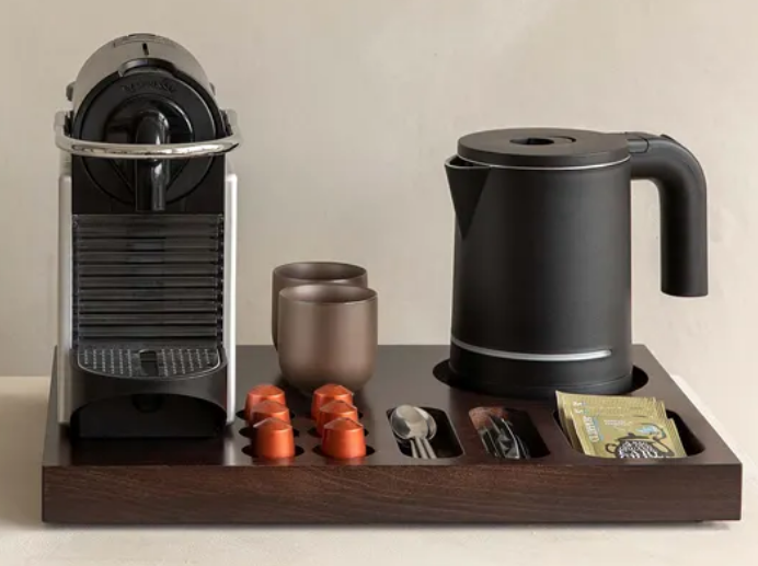 Coffee & tea set up