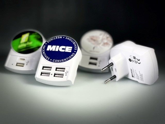 We also personalize adapters & USB chargers
