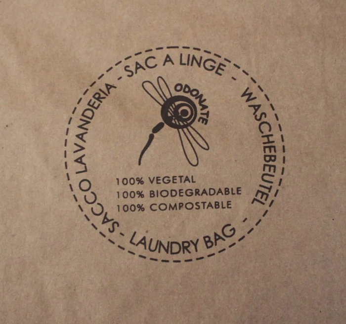 Recycled paper laundry bag