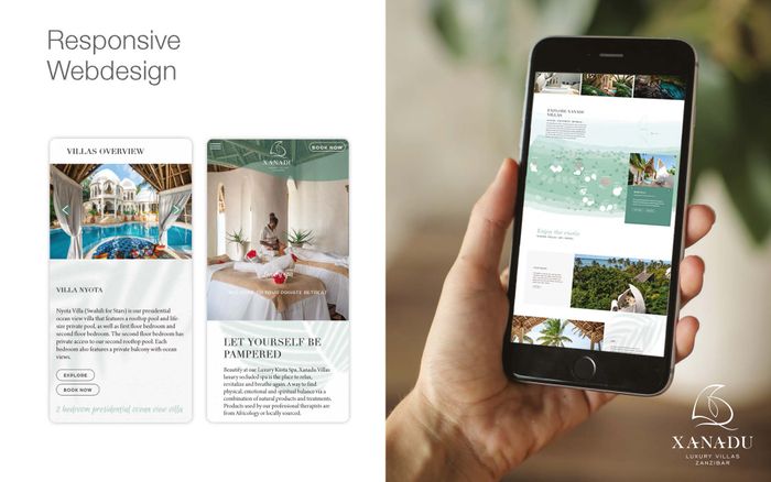 Webdevelopment for Xanadu Luxury Villas & Retreat Zanzibar