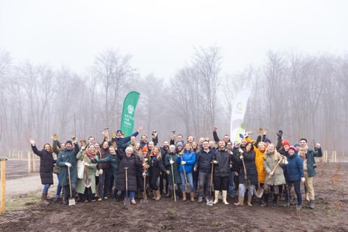 Hoteliers planten samen nieuw bos op Landgoed Zuylestein