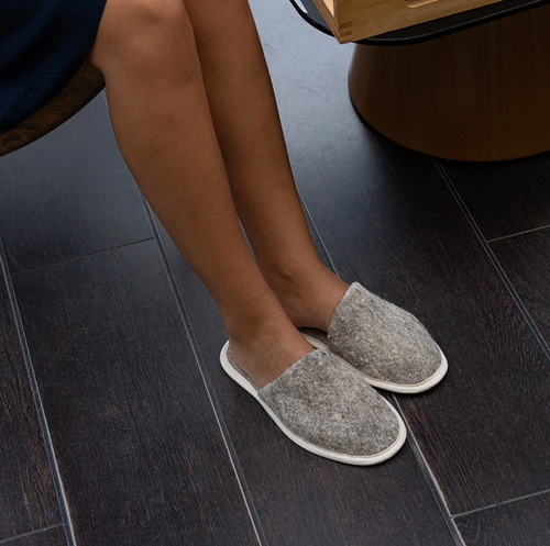 Natural Wool Palace Hotel Slipper