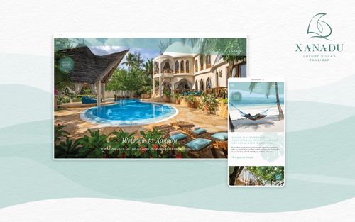 Webdevelopment for Xanadu Luxury Villas & Retreat Zanzibar