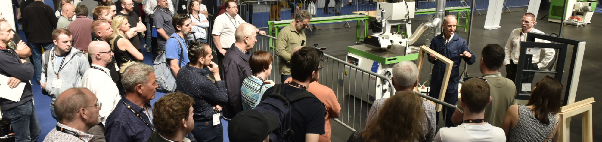 Photo of Visitors at Demo Zone
