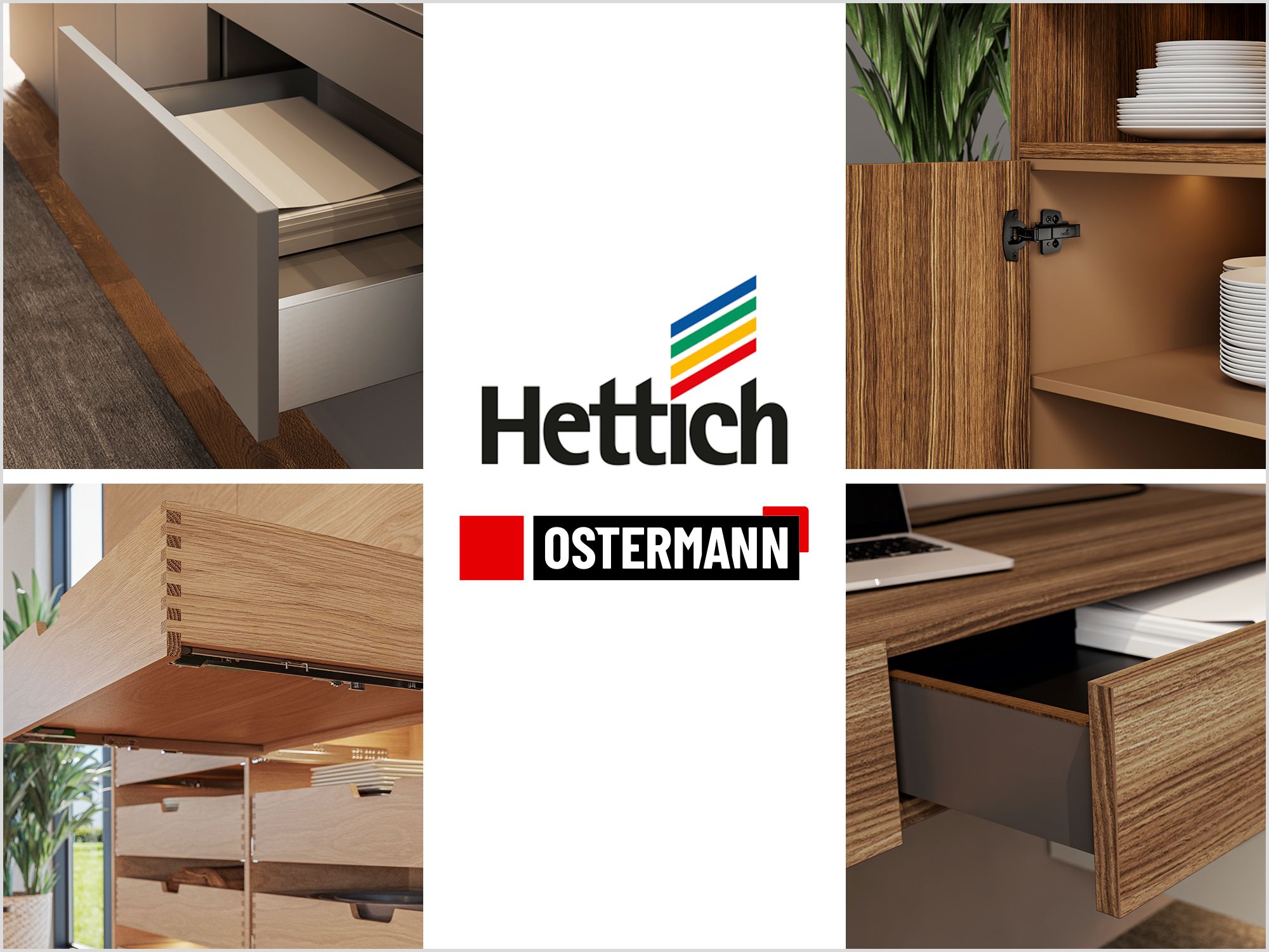 Ostermann Expands its Range - With Drawers & Hinges by Hettich