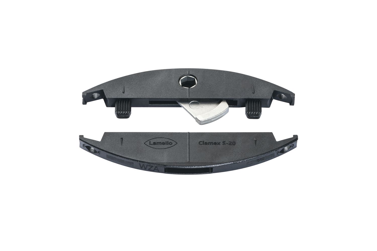 Clamex S-20: Detachable furniture connector for the 4 mm groove