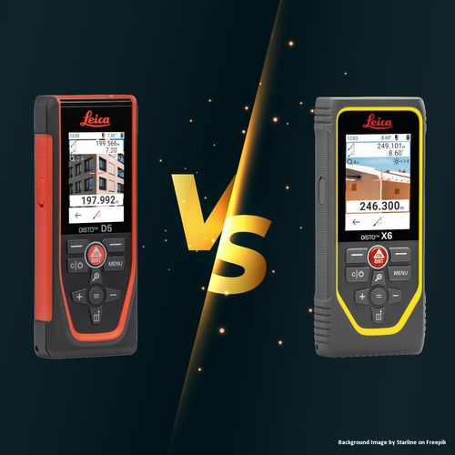 Leica DISTO™ D5-R vs Leica DISTO™ X6-R