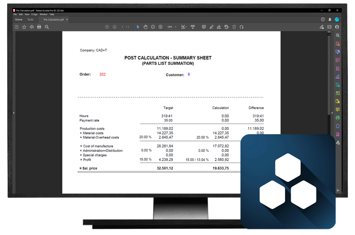 CAD+T ERP