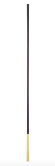 16mm Round Black Staircase Spindle W/ 20mm Brass Sleeve