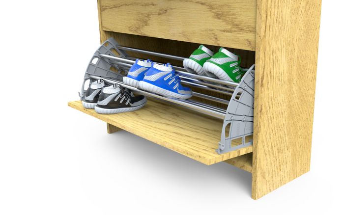 SHOCAB PLASTIC SHOE RACK