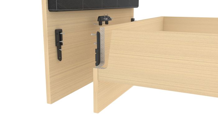 BEDSET SLIDE FIXING