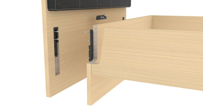 BEDSET SLIDE FIXING