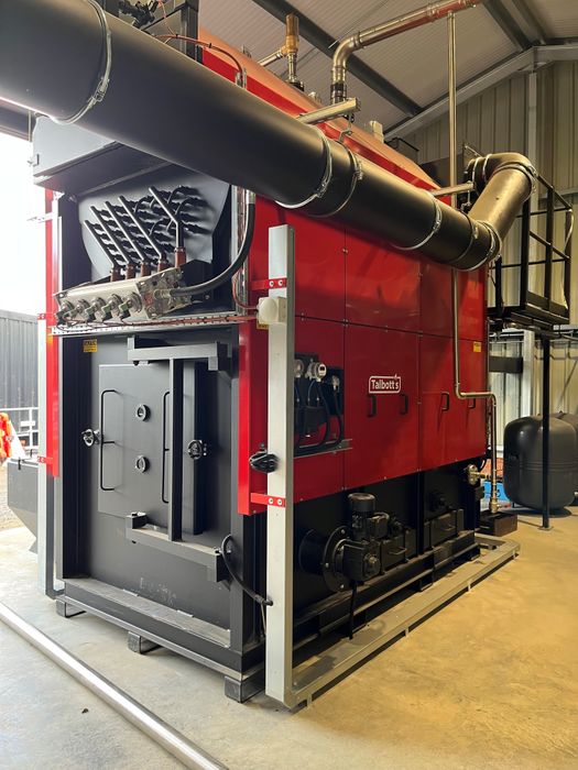 Talbott MWE waste wood boiler