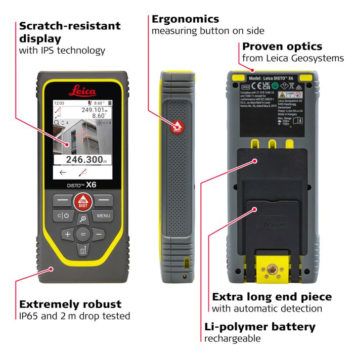 New Leica DISTO X6-R Laser Measurer