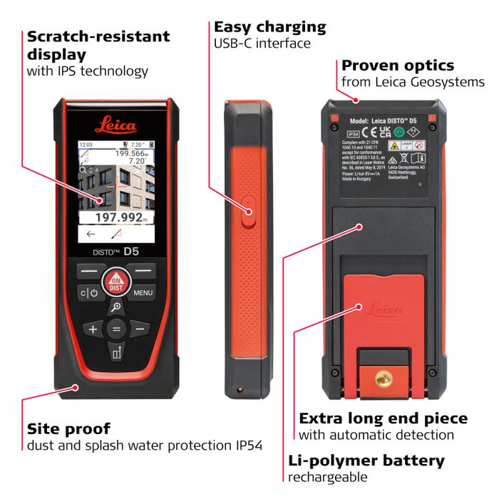 New Leica DISTO D5-R Laser Measurer