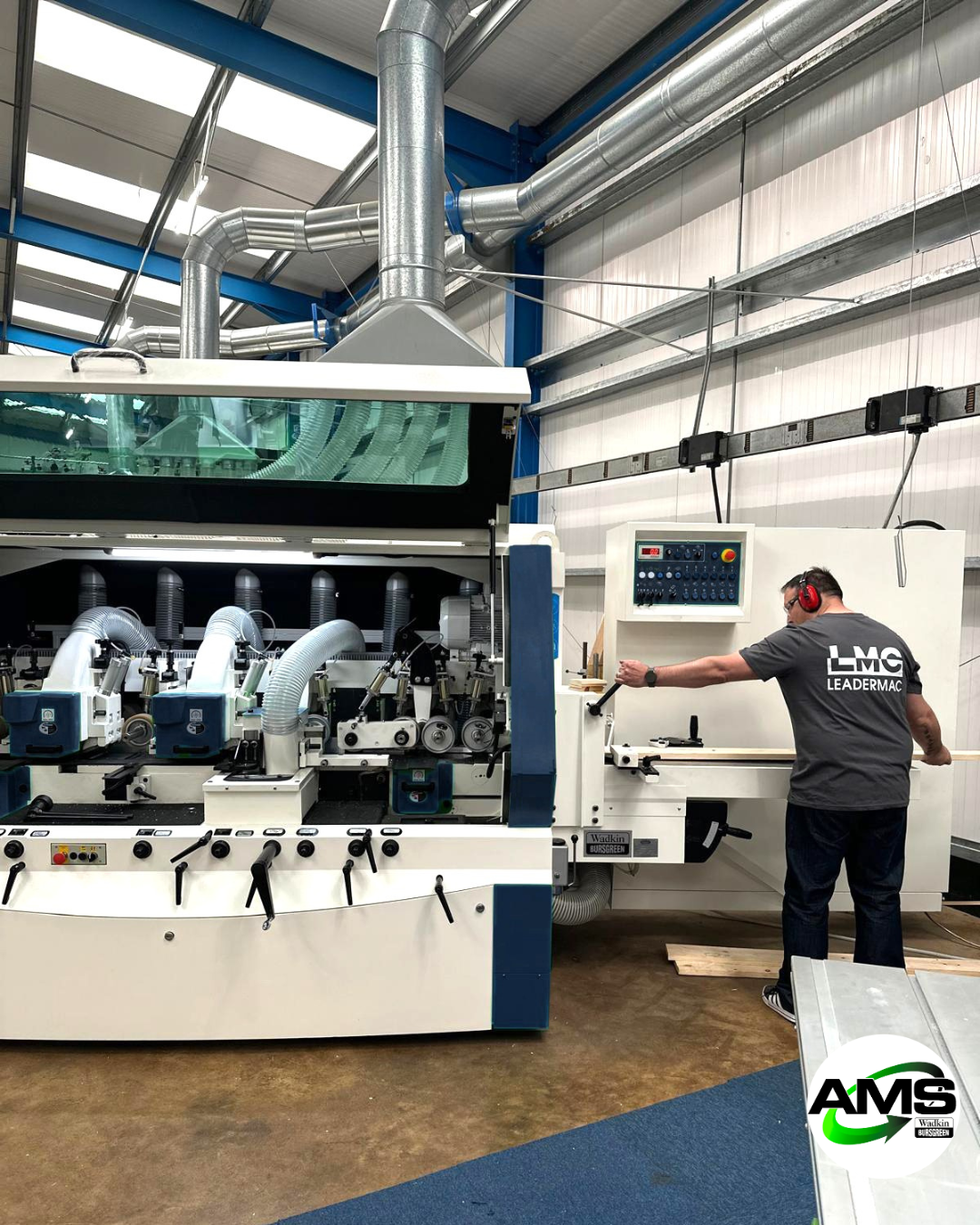 Leadermac Machinery: AMS is now the Exclusive Supplier in the UK and Ireland
