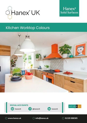 Hanex Solid Surfaces - Kitchen Colours