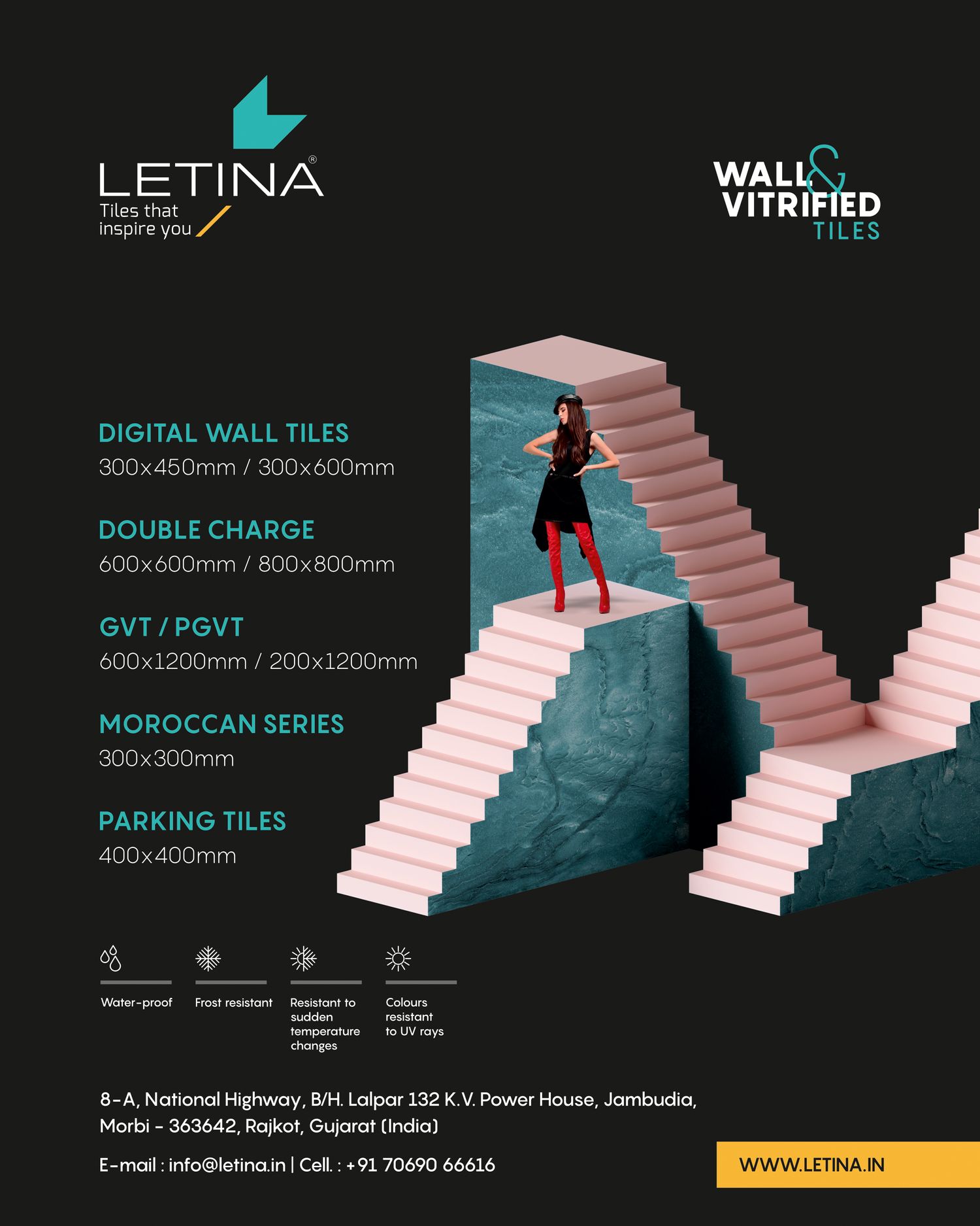 Letina Wall Tiles & Floor Tiles