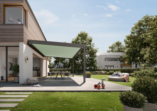 Designer Awnings for Conservatories, Glass Canopies and Windows