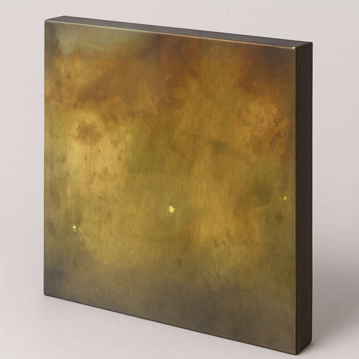 Brass Satin Aged wall coverings