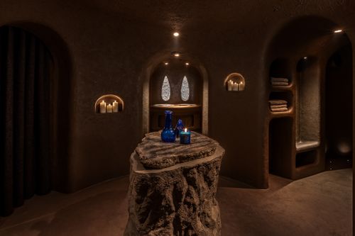 Textured Microcement Spa Installations