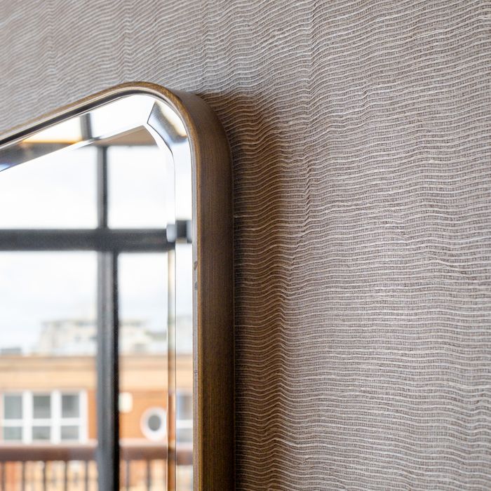 Grasscloth Installation Hotel Corridor