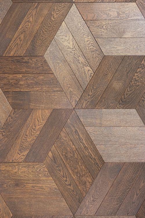 Diamond oak parquet flooring from Ecohardwood