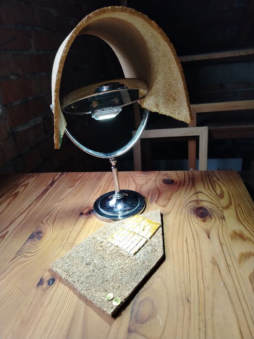 The cork lamp 