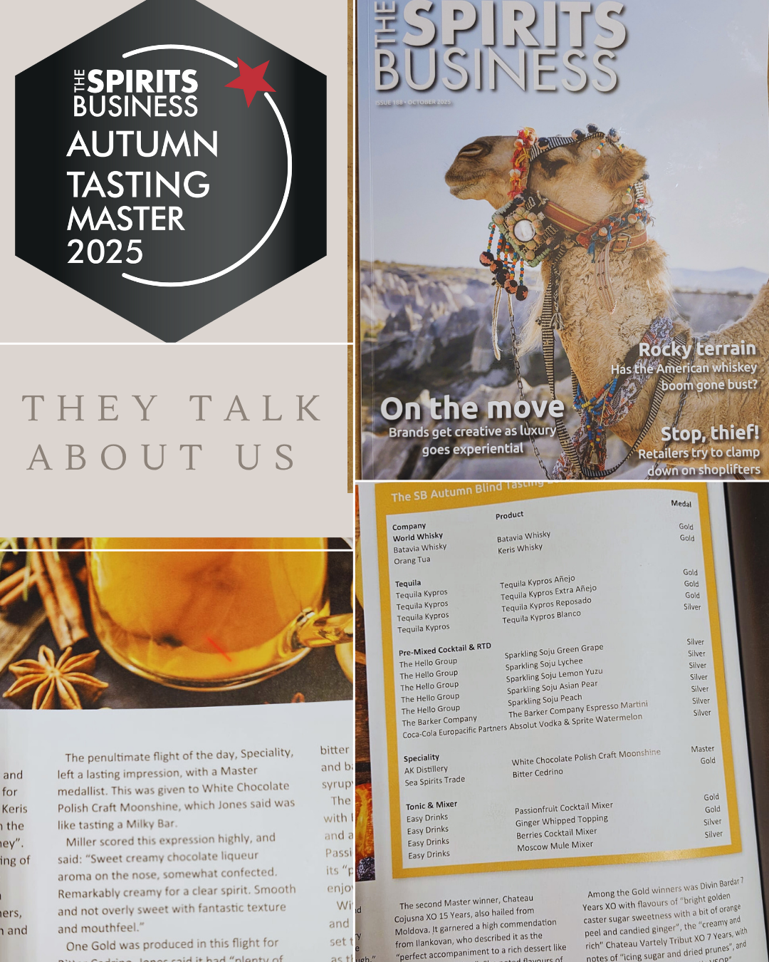 AK Distillery Achieves Outstanding Success at Global Masters Spirits