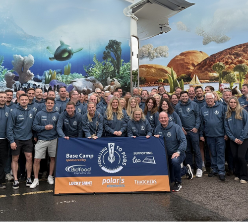 Fundraising for pedalling to pubs exceeds a record-breaking £100k