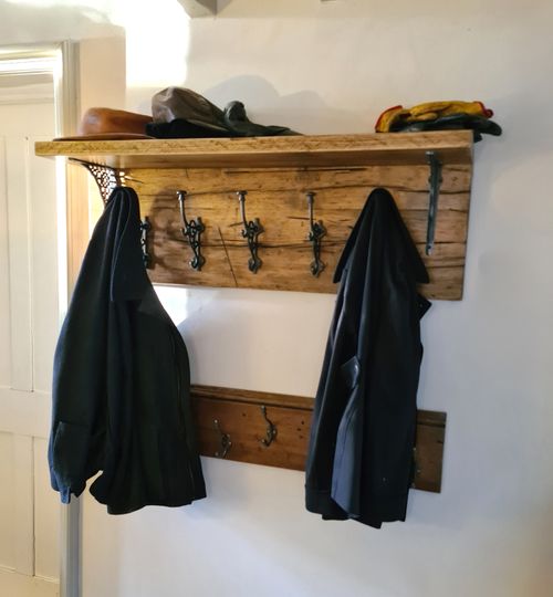 Reclaimed timber Coat Rack
