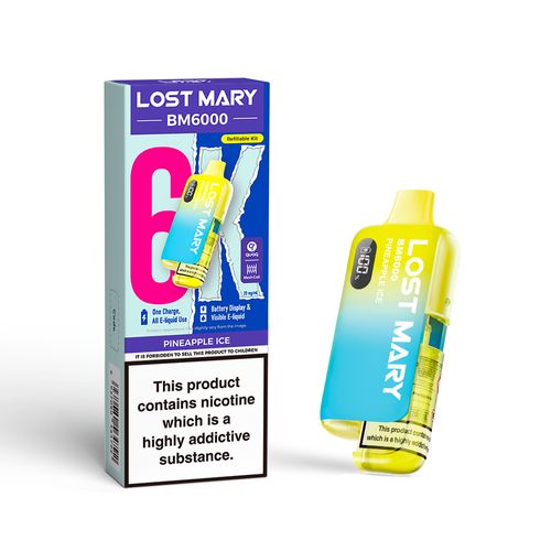 LOST MARY BM6000 KIT - PINEAPPLE ICE - 20MG