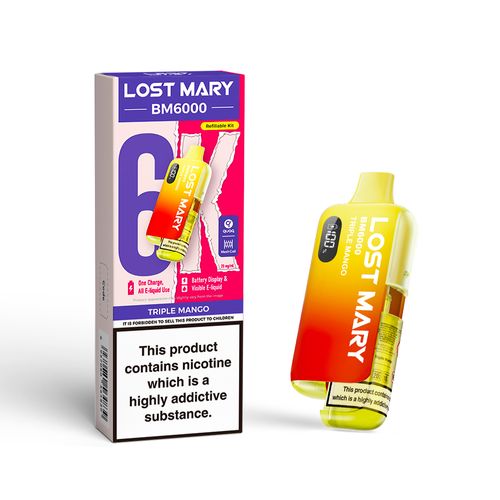 LOST MARY BM6000 KIT - TRIPLE MANGO - 20MG