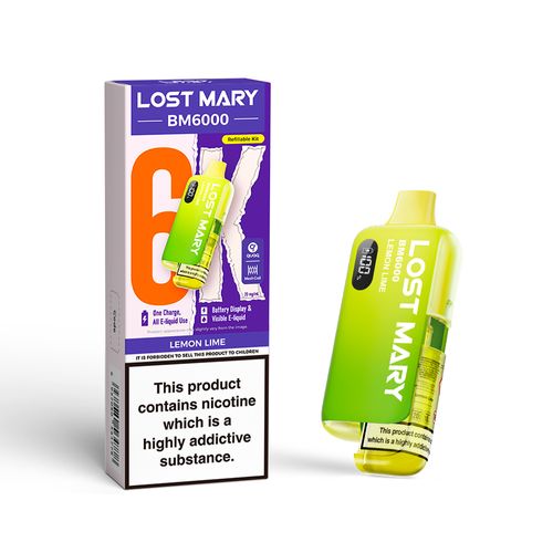 LOST MARY BM6000 KIT - LEMON LIME - 20MG