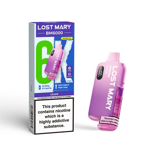 LOST MARY BM6000 KIT - GRAPE - 20MG