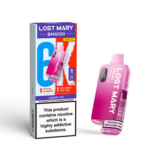 LOST MARY BM6000 KIT - CHERRY ICE - 20MG