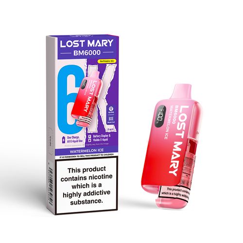 LOST MARY BM6000 KIT - WATERMELON ICE - 20MG