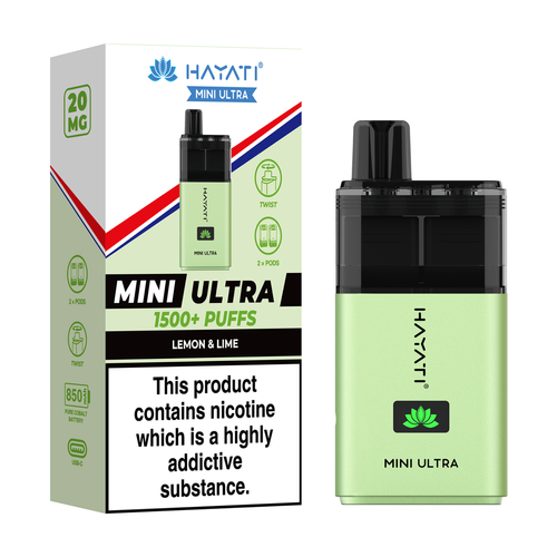 HAYATI MINI ULTRA KIT - LEMON & LIME - 20MG