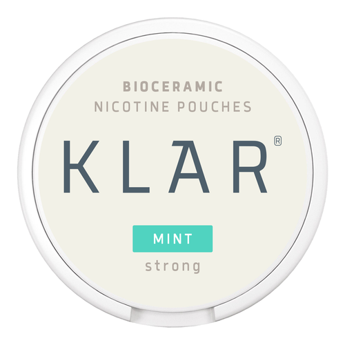 KLAR - NICOTINE POUCHES - MINT 6MG (STRONG)  - 24