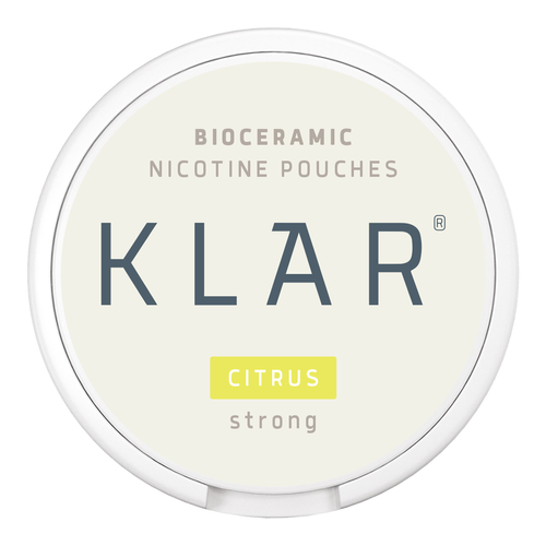 KLAR - NICOTINE POUCHES - CITRUS 9MG ( EXTRA STRONG)  - 24