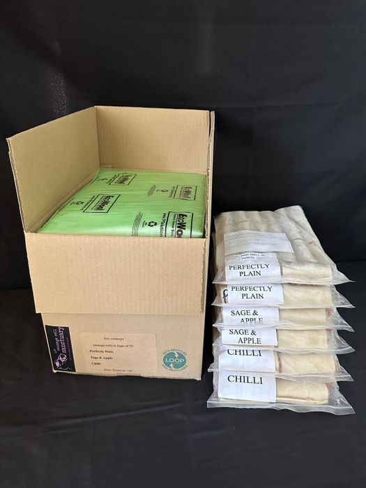 SAGE & APPLE Sausage Rolls - Frozen Bag of 20