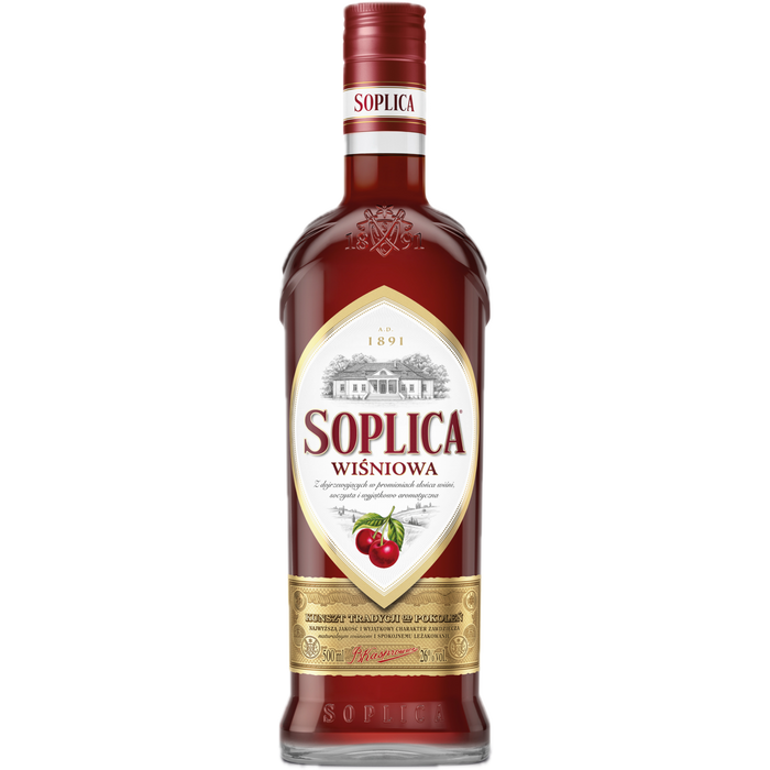 SOPLICA CHERRY VODKA LIQUEUR 26% ABV
