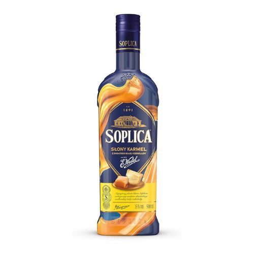 SOPLICA SALTED CARAMEL VODKA LIQUEUR 15% ABV