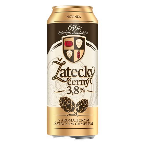 CARLSBERG POLSKA - ŽATECKÝ ČERNÝ 3.8% DARK BEER