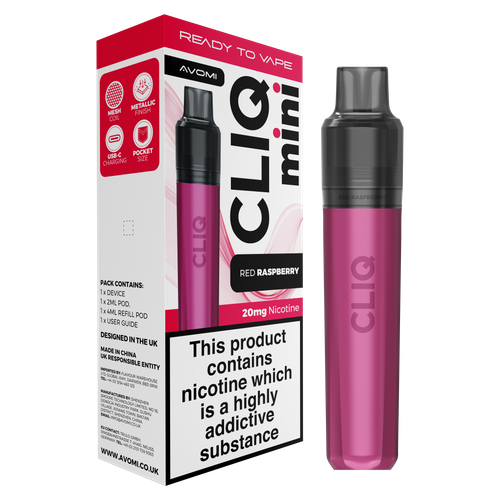 AVOMI CLIQ MINI - RED RASPBERRY - 20MG