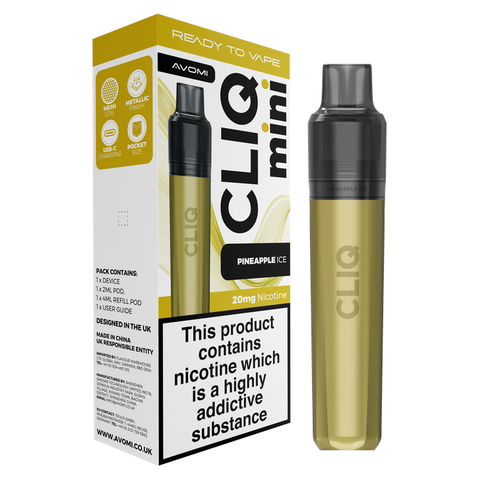 AVOMI CLIQ MINI - PINEAPPLE ICE - 20MG