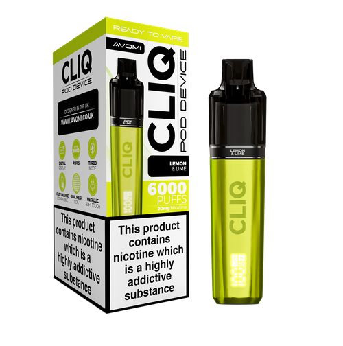 AVOMI CLIQ - LEMON & LIME - 20MG