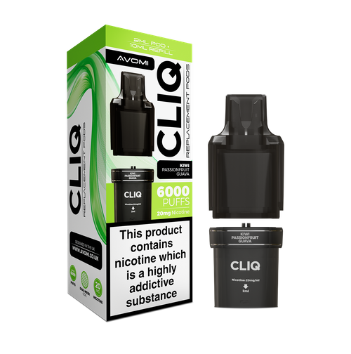 AVOMI CLIQ POD - KIWI PASSIONFRUIT GUAVA - 20MG