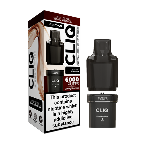 AVOMI CLIQ POD - CLASSIC TOBACCO - 20MG