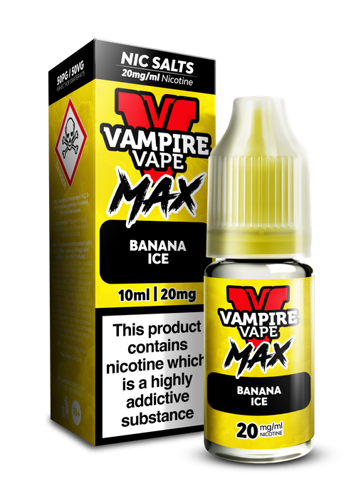 VAMPIRE VAPE MAX - BANANA ICE - 10MG / 20MG